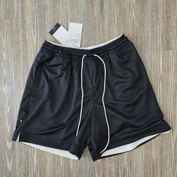 Nike SB Basketball Reversible Mesh Shorts Swingman Black White Men's Size Small - Picture 2 of 9